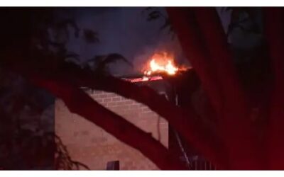 فوج الإطفاء يكافح حريقآ اندلع في شقة في بلدة فان بورين