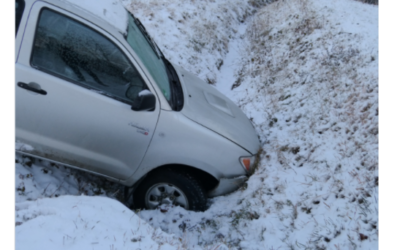 العاصفة الثلجية تتسبب بعدة حوادث مرورية وإغلاق بعض الطرق